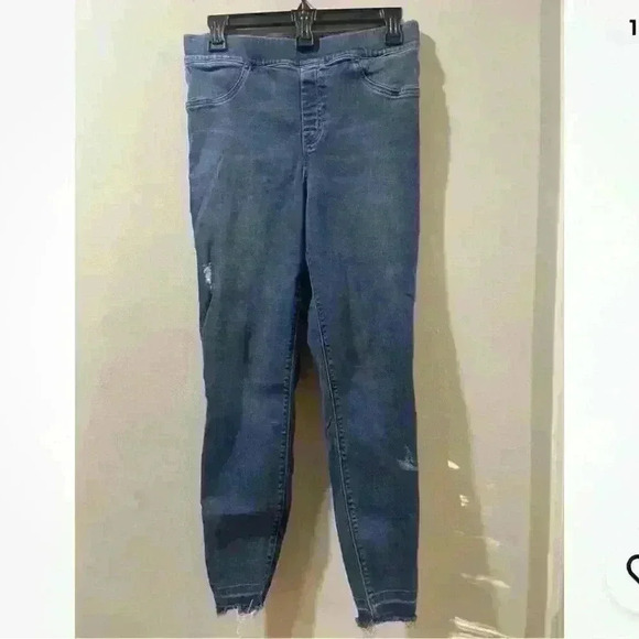 Spanx Raw Hem Ankle Skinny Jeggings - Picture 1 of 5